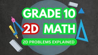 Grade 10 Trigonometry 2D Explained With An Example Mathematics