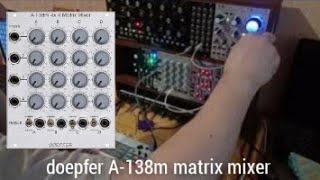 Doepfer A-138i Interrupting Mixer Mixer Modular Synthesizer 