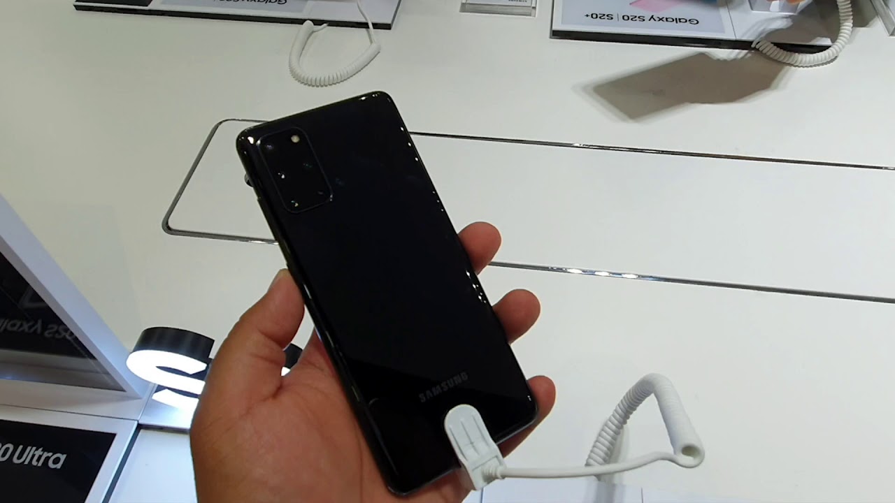 Samsung Galaxy S20+ (Cosmic Black) Hands On || techENT Tech Your 
