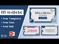 AESTHETIC PPT #17 ANIMATED SLIDE | MUDAH | SIMPLE | FREE TEMPLATE &FONT | CARA MEMBUAT PPT AESTHETIC