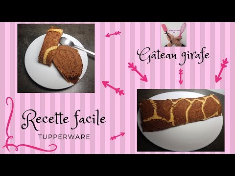 gÂteau-girafe-recette-facile-tupperware-roulé