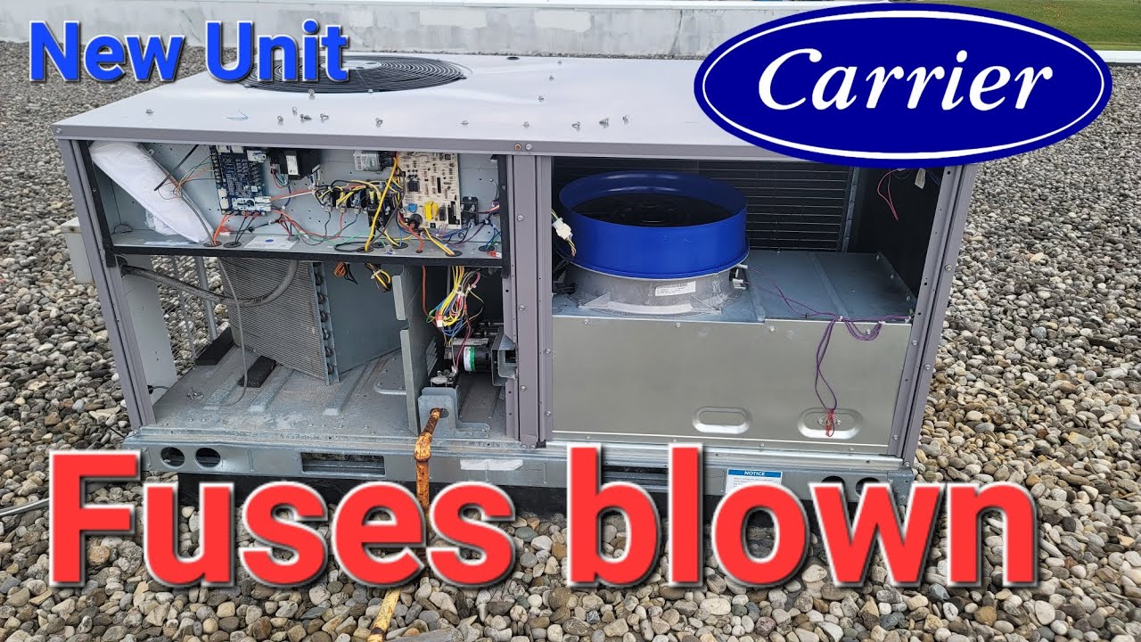 New Carrier Unit blowing fuses