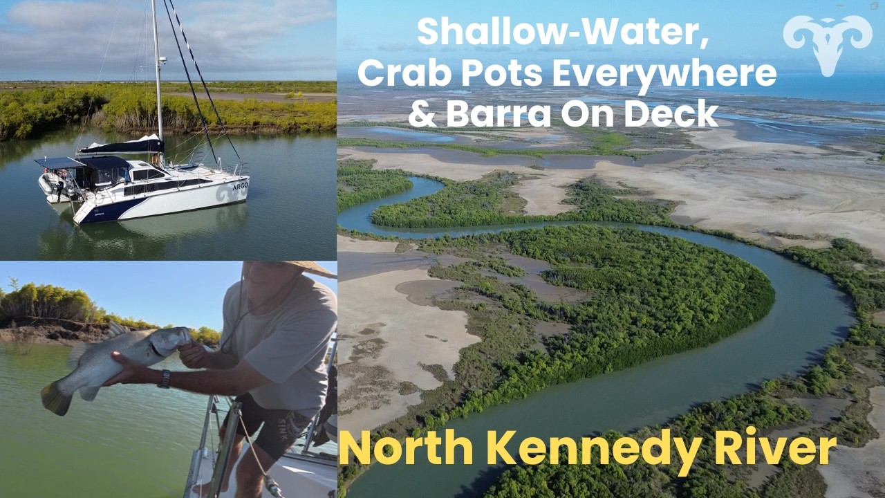 ⁣Shallow Water Drama, Crab Pots Everywhere & Barra On the Deck (Ep.90)