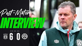 Post-Match Interview | Cotterill on difficult Wrexham defeat | Wrexham 6-0 Forest Green