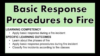 Stages or Phases of Fire | Basic Response Procedures to Fire | DRRR screenshot 4