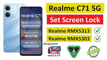 Realme C71 5G Set Screen Lock RMX5313 | Password | Pattern Lock | RMX5303 | Screen Lock Settings |
