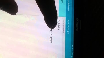 Galaxy tab S2 - T715C - keyboard language