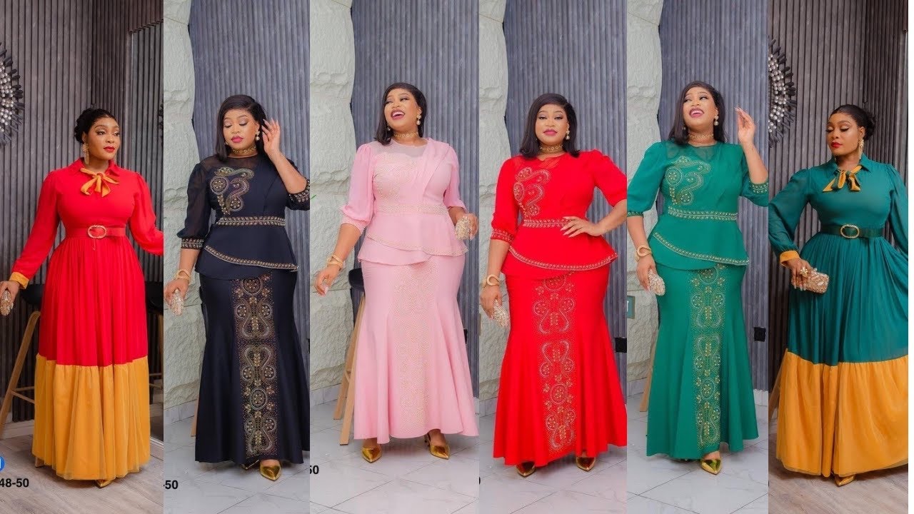 Самое красивое и великолепное африканское платье для матери невесты больших размеров | Новейший н...
