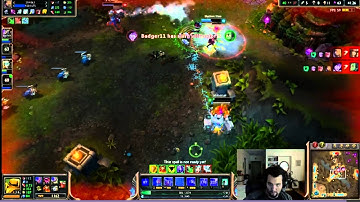 Angry Streamers against SirchEz Singed build.