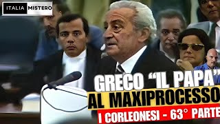 Michele Greco "Il Papa" al Maxi Processo (I Corleonesi - 63° parte)