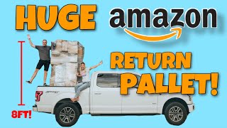 We Bought An Amazon Returns Pallet For $650  Unboxing $4000 In MYSTERY Items!