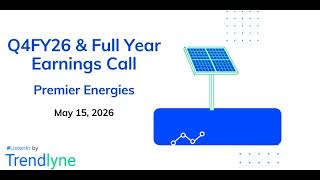 Premier Energies Earnings Call for Q4FY26 & Full Year