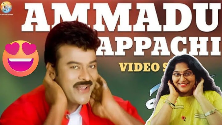 Ammadu Appachi Song REACTION | Indra | Chiranjeevi | Aarti Agarwal | B.Gopal | Mani Sharma