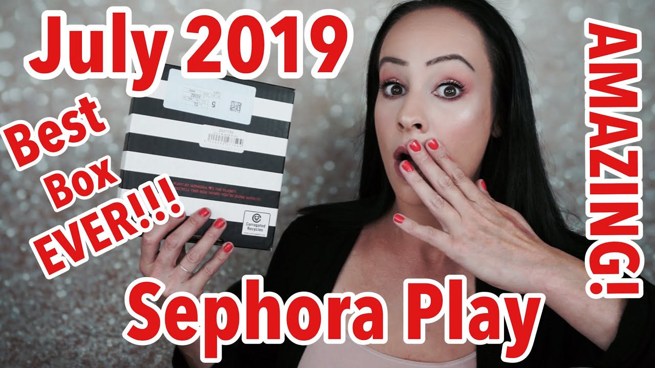 This was the BEST box EVER! Sephora Play/July 2019