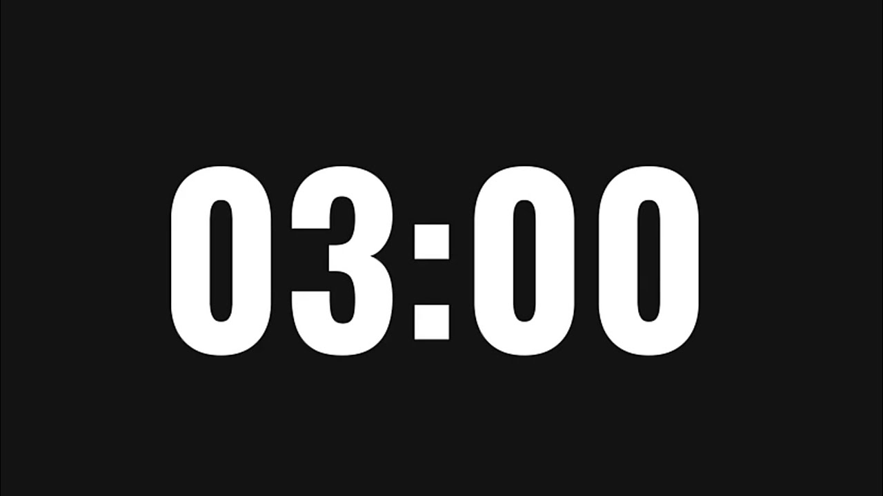 3 Minute Timer - YouTube