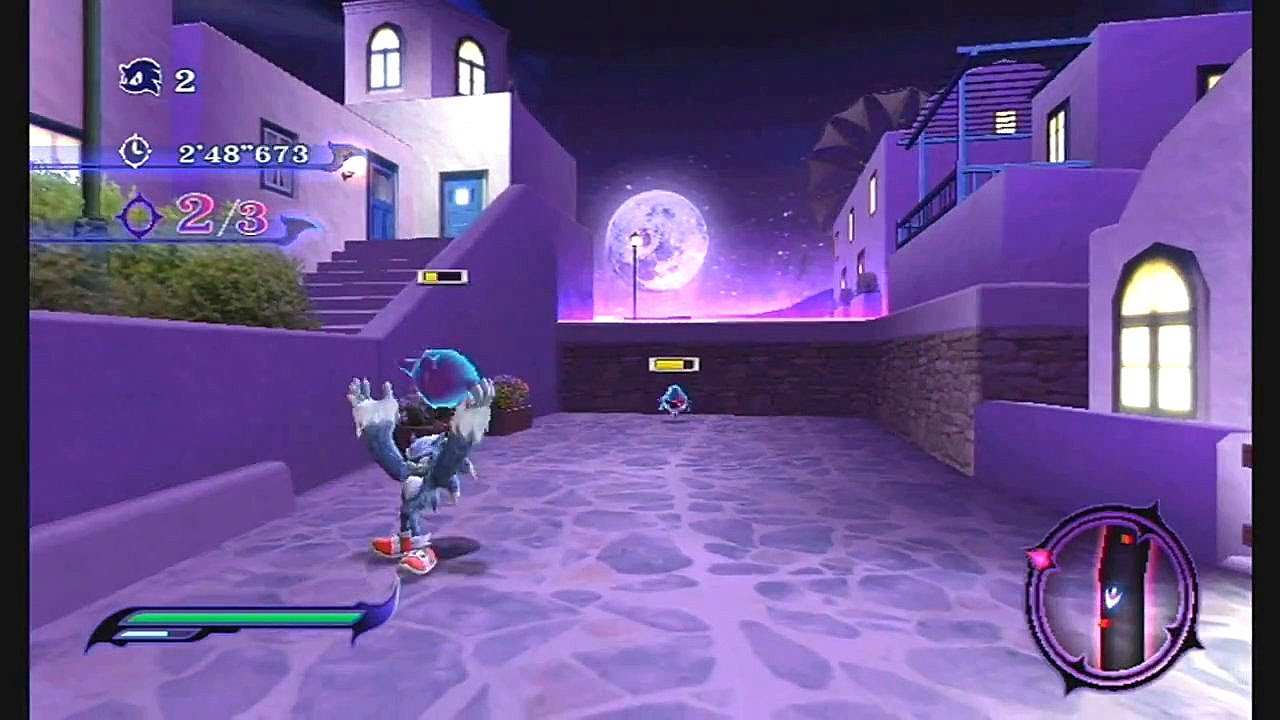 Screengrab of the Wii version of Sonic Unleashed.