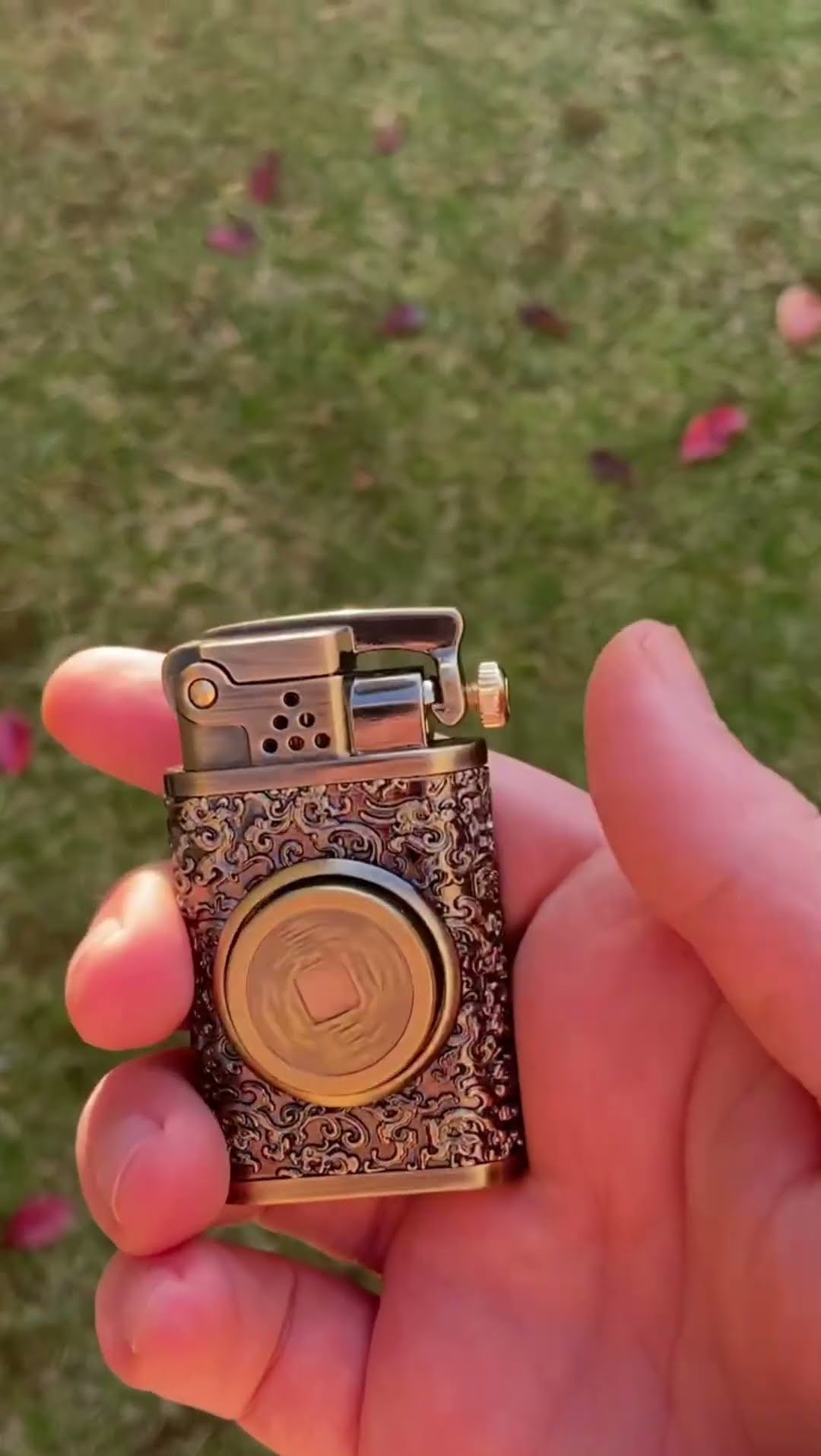 Dragon Wings Brass Kerosene Lighter ( # 2006  ) 1️⃣1️⃣ Product Link in Bio
