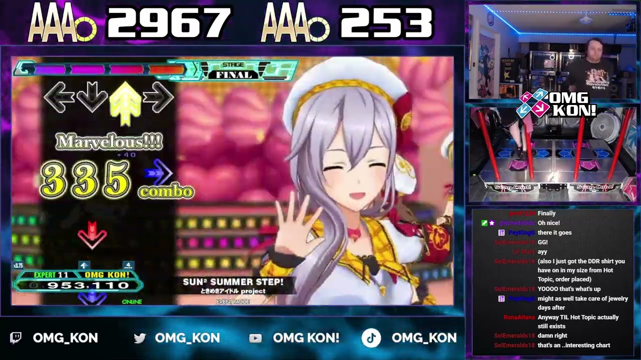 OMG KON! | SUN² SUMMER STEP! (S-EXPERT 11) PFC AAA 999,990 [DDR A20 PLUS]