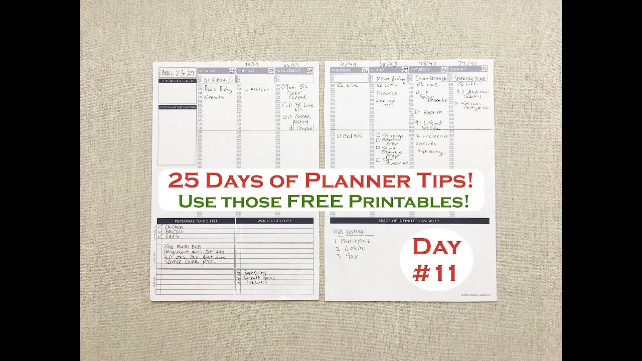 FREE PLANNER PRINTABLES | 25 Days of PLANNER TIPS! - YouTube 2025-goals-planner-pdf-free-printable-printables-and-inspirations