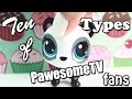 Lps  10 types of pawesometv fans