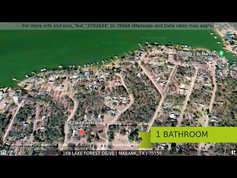 168 Lake Forest Drive, Mabank, TX home video tour