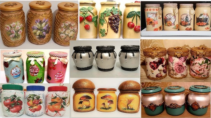 15 Unique Glass Jar decoration ideas  Home decorating ideas handmade 