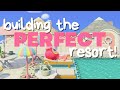 🌸 Making a Beach Neighborhood on my Springcore Resort 🌸