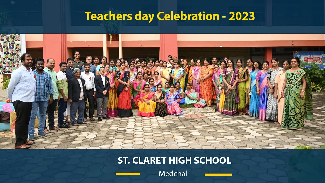 Teachers Day Celebration - 2023 || ST. CLARET HIGH SCHOOL || MEDCHAL