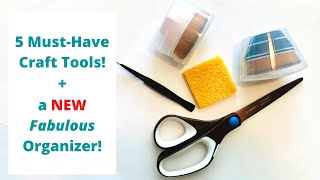 Five Must-Have Crafting Tools and One Storage Must Have! by Kathya Kalinine 2,877 views 3 years ago 6 minutes, 38 seconds