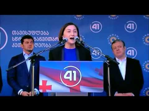 ნინო გოგუაძის წარდგენა საბურთალოს მაჟორიტარად