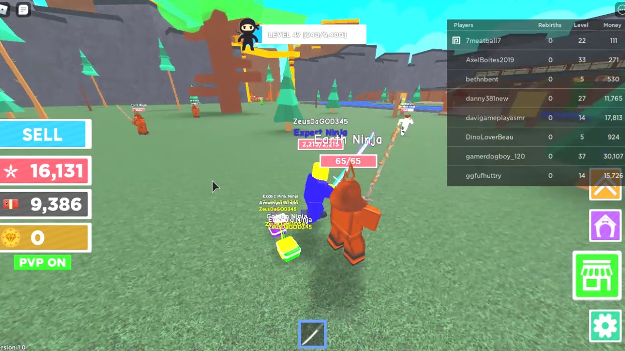 ninja masters on roblox YouTube