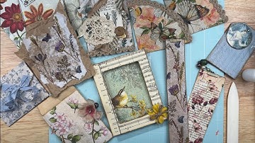 ~Ways to use Napkins in Junk Journals  Card Making and Paper Crafts~