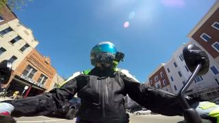 Mile 440 - CANAL PLACE - Beginner's Ride On A 2017 Honda Grom - Ohio USA Akron