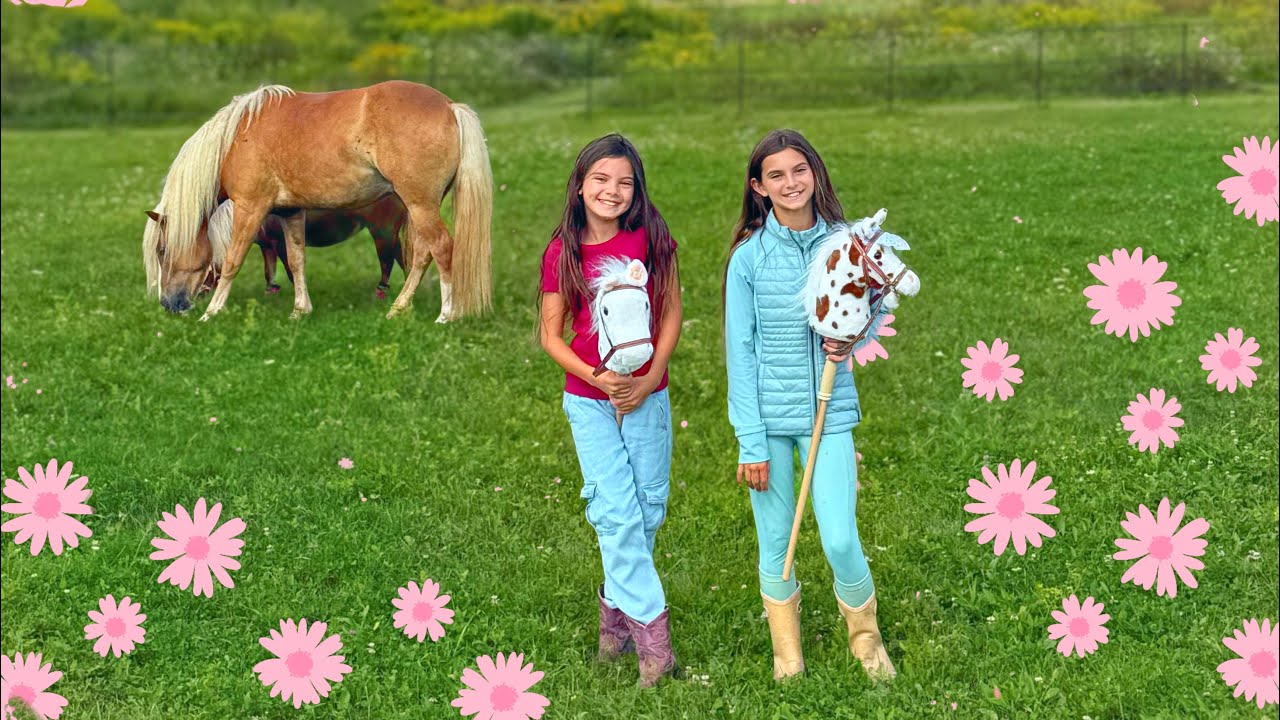 Fun Hobby Horse Games With My Sister!!