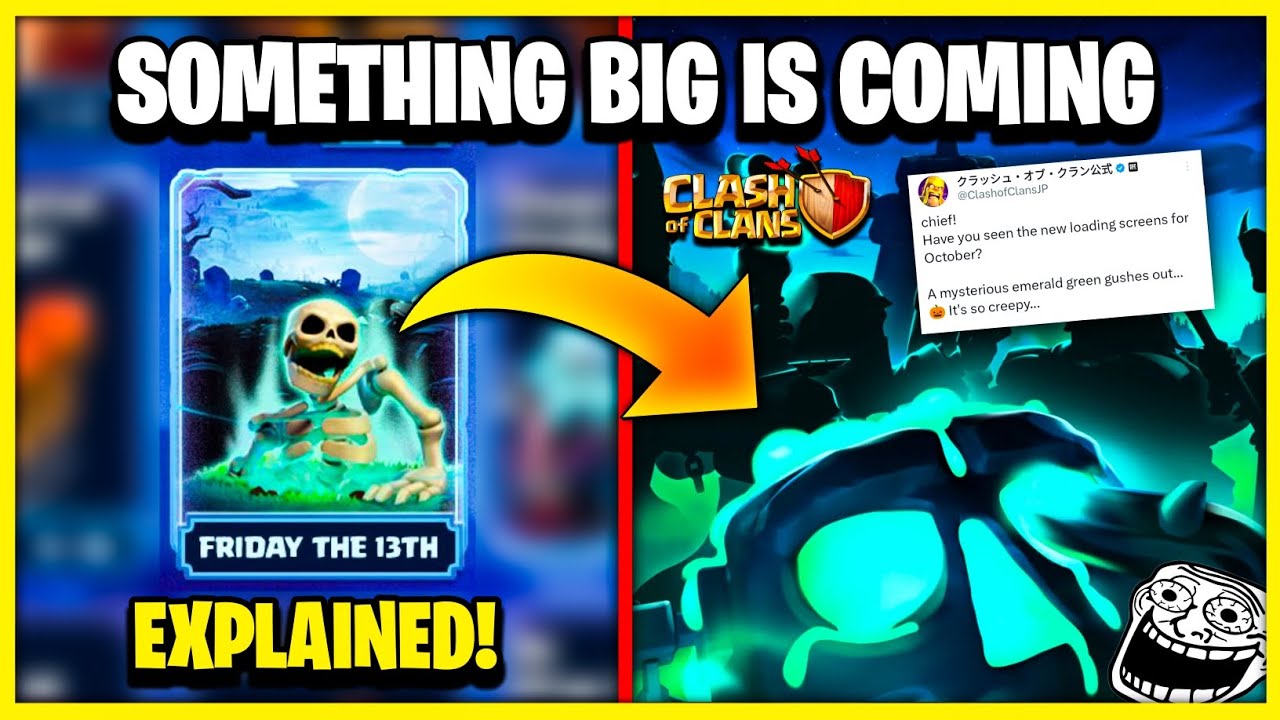 New Update Coc - Halloween Obstacle Leaked Officially by @ClashOfClans | Coc  New Update Obstacle - YouTube