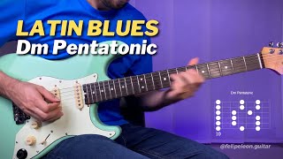 Electric Guitar Solo 08 - Latin Blues Dm Pentatonic