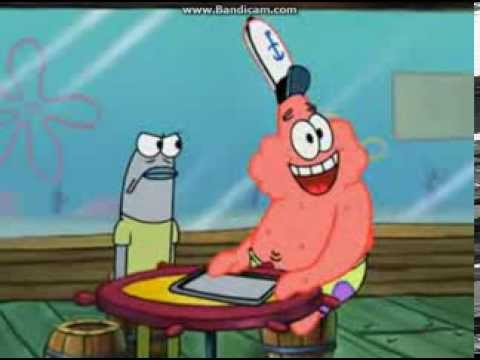 SpongeBob SquarePants Take The Tray To The Customer