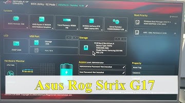 How To Get Into BIOS And Enable UEFI USB Boot On Asus Rog Strix G17
