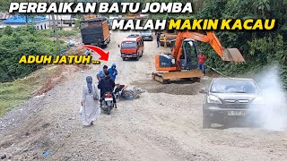 KONDISI TANJAKAN BATU JOMBA SEKARANG‼️SAAT INI TAHAP PERBAIKAN