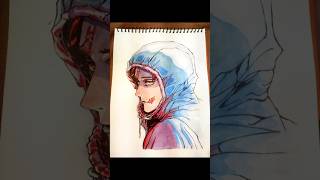 Drawing ✨yuji itadori✨ from jjk modulo Collab with @SpiritBombArts #anime #manga #@Skelith