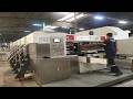 AOTE,Model ATFG‑IV Fixed Type Flexo Printer Slotter Die‑Cutter with Folder Gluer working in Turkey
