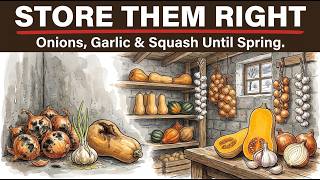 How to Store Onions, Garlic, and Squash So They Last Until Spring