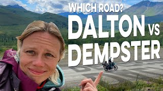Which road to the Arctic Ocean ? DALTON Highway to Prudhoe Bay or DEMPSTER Highway to Tuktoyaktuk?