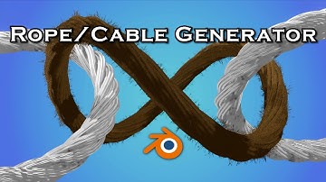 Rope / Cable Generator Using Geometry Nodes - Blender Tutorial