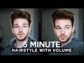 Mens Hairstyle 2016 Messy Quiff - Easy & Fast ✂️ Imdrewscott