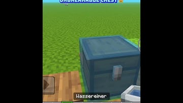 Unbreakable Chest in Minecraft 😱🔥 #minecraft #shorts 