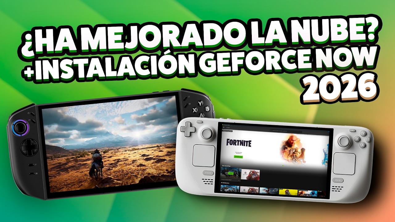 NVIDIA GeFORCE NOW 2026 en Handheld PC - Ha mejorado? + Tutorial Instalación Linux & Windows ☁️