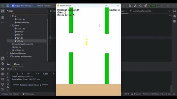 3. A.I. Learns to play Flappy Bird | Training AI | Python pygame tutorial #ai #pygame