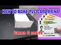 how to print pvc card in canon g3010 printer l g3000 printer