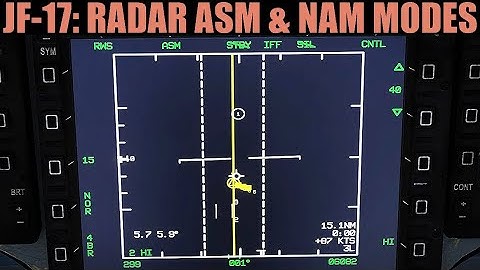 JF-17 Thunder: Air To Air Radar ASM & NAM Modes Tutorial | DCS WORLD
